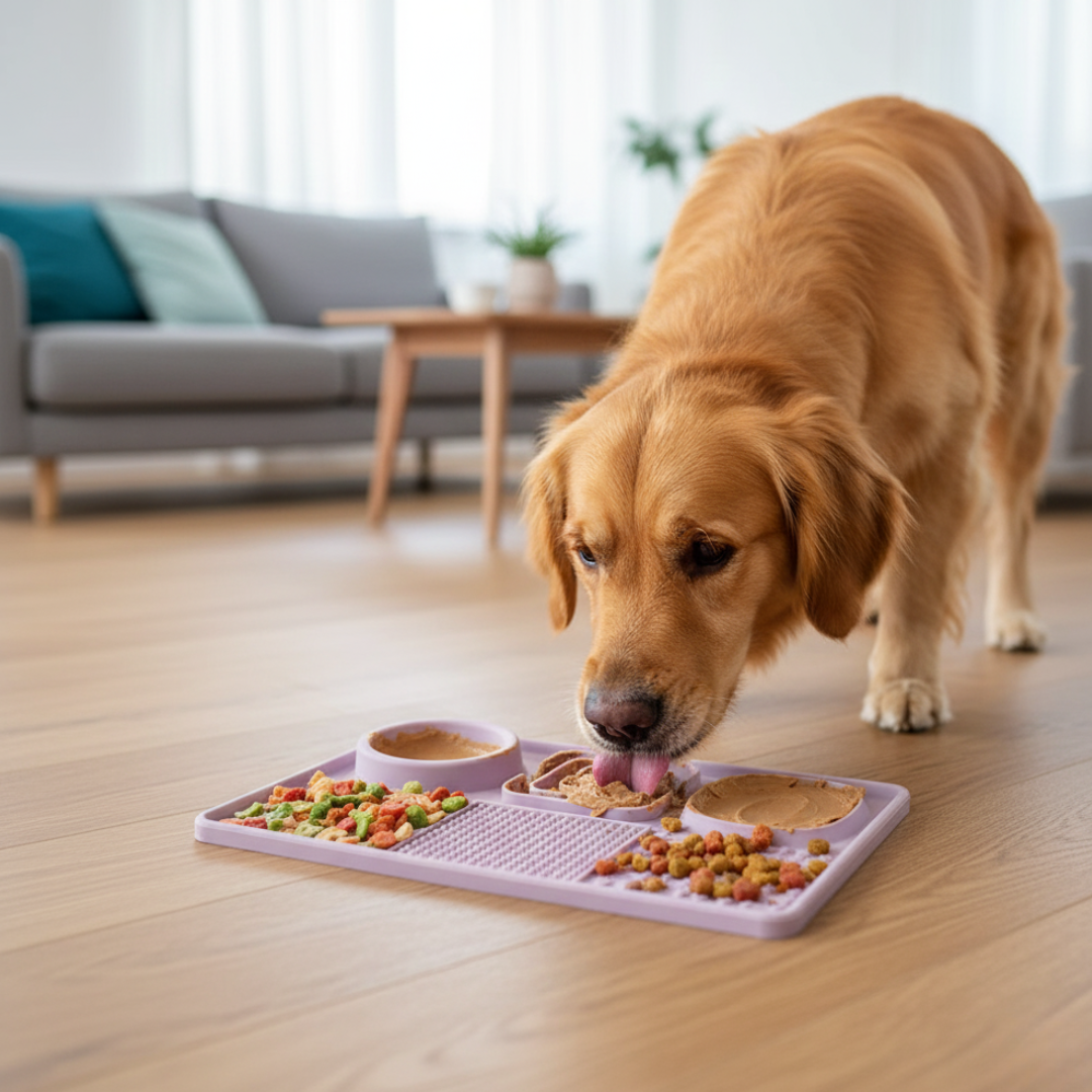 Tapis de léchage pour chien