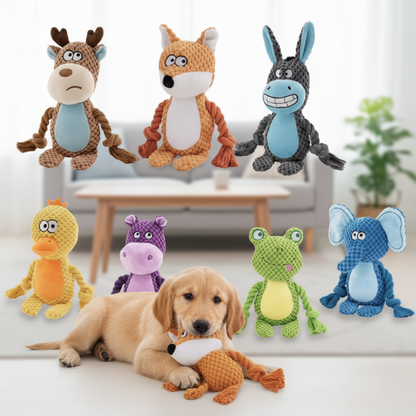 Peluche corde pour chien