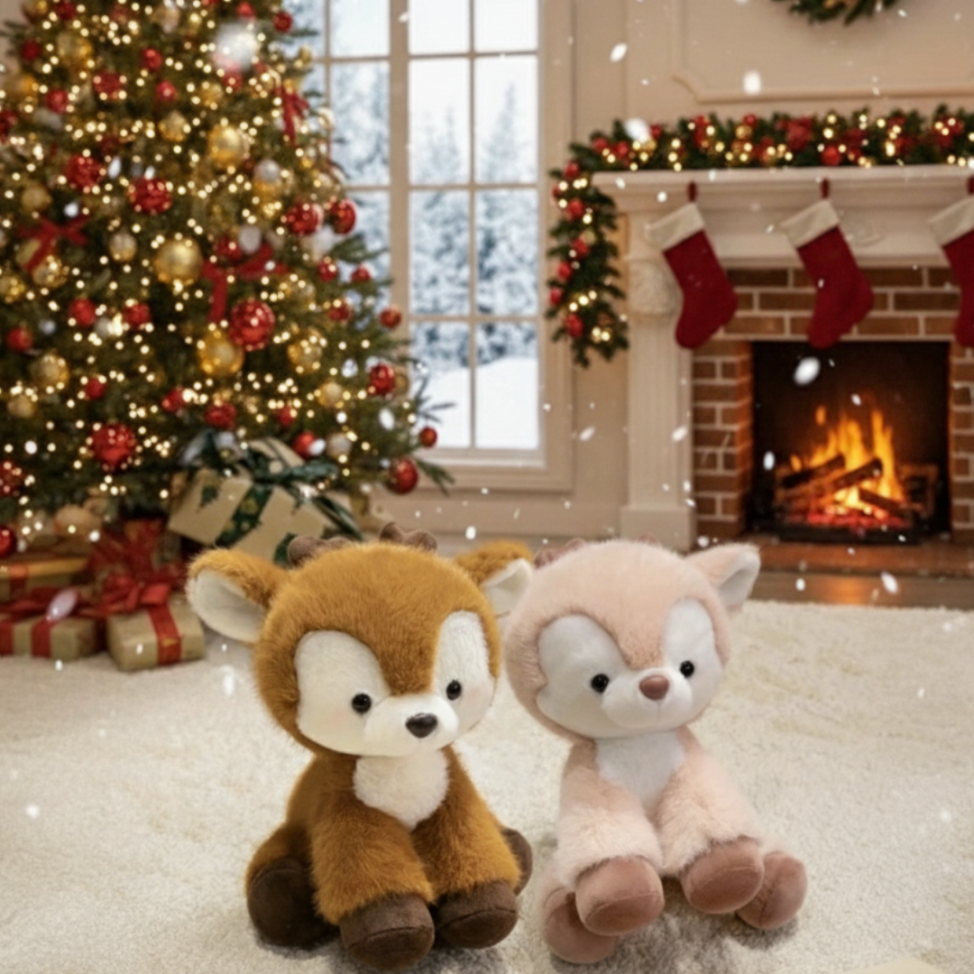 Peluche Cerf de Noël pour Chien