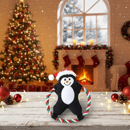 Jouet à mâcher de Noël pour chien