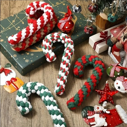 Jouet à Mâcher de Noël – Canne à Sucre