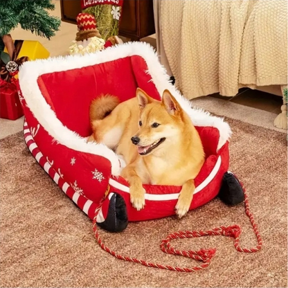Panier Traîneau de Noël pour Chien