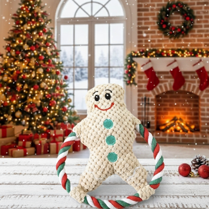 Jouet à mâcher de Noël pour chien
