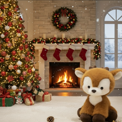 Peluche Cerf de Noël pour Chien