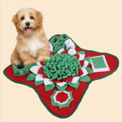Tapis de Reniflement de Noël pour Chien